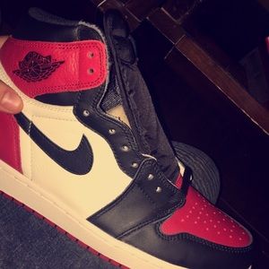 Bred toe retro 1 9.5